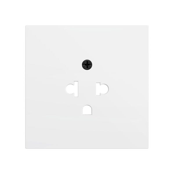 ZENNIO - ZS70. Cache pour base de prise euro-américain 55 x 55 mm - Blanc mat