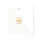 ZENNIO - Flat RGB 1. Interrupteur capacitif en verre - 1 bouton - Personnalisé