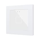 ZENNIO - Flat RGB 55 X1. Interrupteur capacitif en verre 55 x 55 ? 1 bouton - Blanc (c...