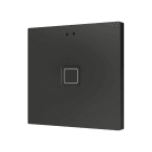 ZENNIO - Tecla RGB 1. Interrupteur capacitif en polycarbonate ? 1 bouton - Anthracite