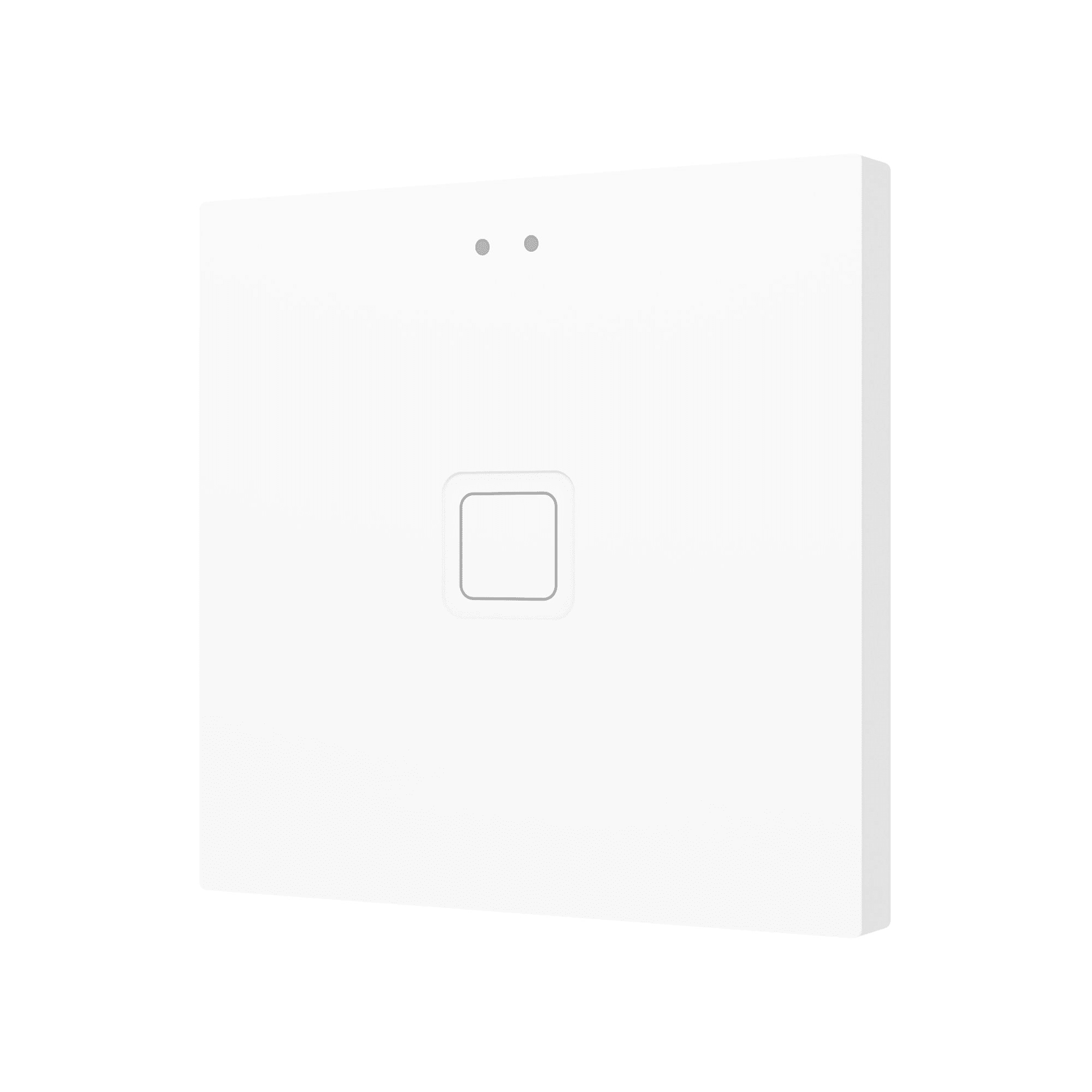 ZENNIO - Tecla RGB 1. Interrupteur capacitif en polycarbonate ? 1 bouton - Blanc