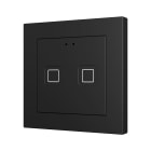 ZENNIO - Tecla RGB 55 X2. Interrupteur capacitif en polycarbonate 55 x 55 ? 2 boutons ...