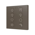 ZENNIO - Tecla RGB 8. Interrupteur capacitif en polycarbonate ? 8 boutons - Personnalisé