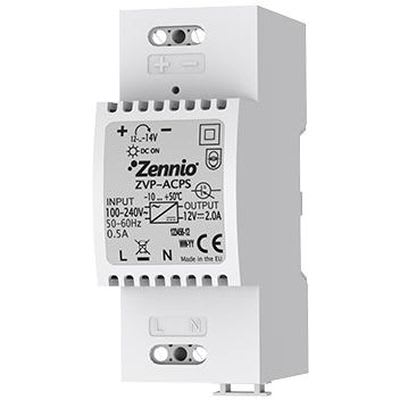 ZENNIO - GetFace IP - Source d'alimentation 12VDC (out) 2A/ 110-230VAC (in)