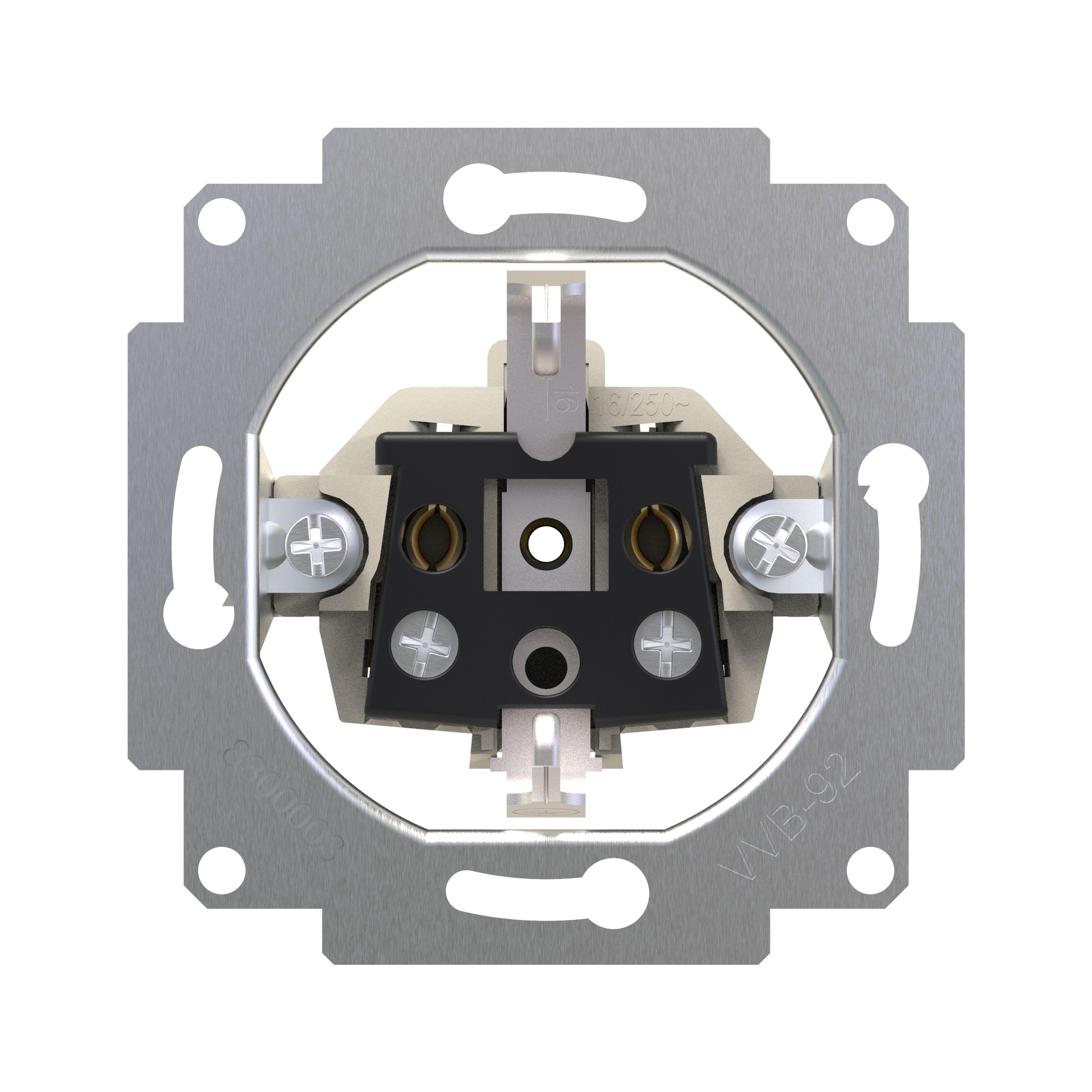 ZENNIO - ZS55. Base de prise Schuko 16 A /250 V ~ - connexion avec visse (sans cache 8...