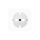 ZENNIO - ZS55. Schuko socket cover 55x55 mm - Matt white