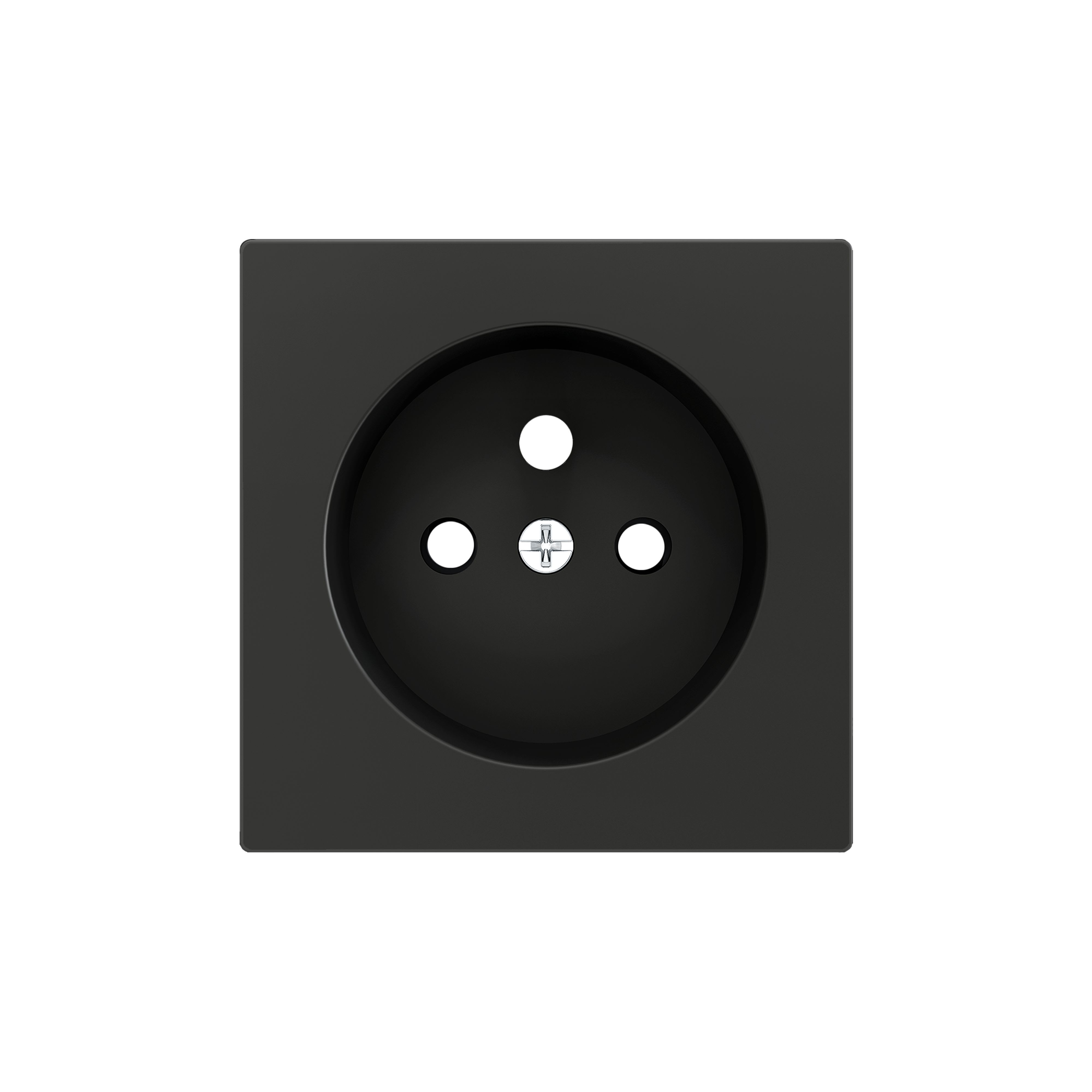 ZENNIO - ZS55. French socket cover 55x55 mm - Anthracite