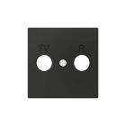 ZENNIO - ZS55. Cover plate for TV/R insert 55x55 mm - Anthracite