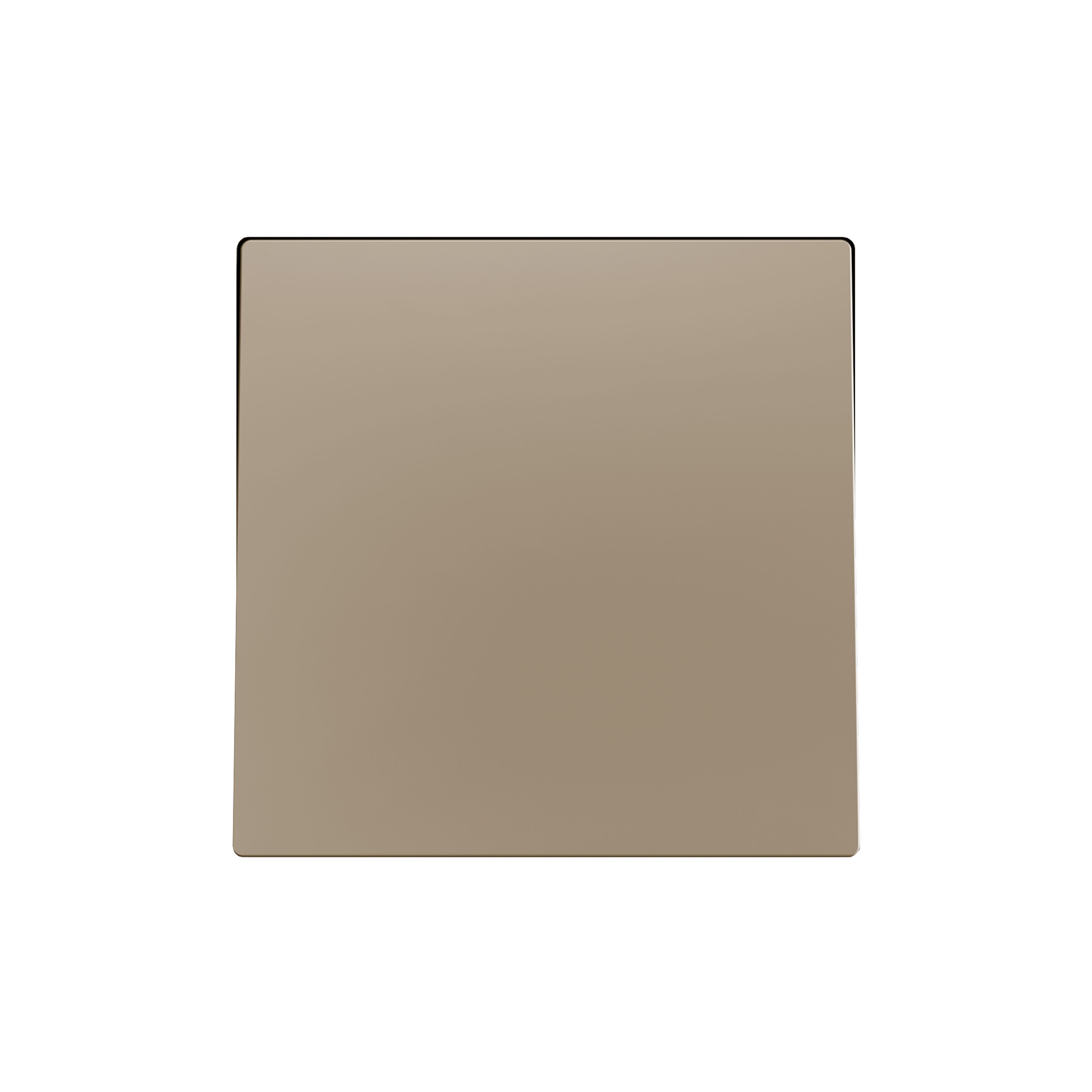 ZENNIO - ZS55. Single switch cover 55x55 mm - Champagne
