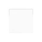 ZENNIO - ZS55. Single switch cover 55x55 mm - Matt white