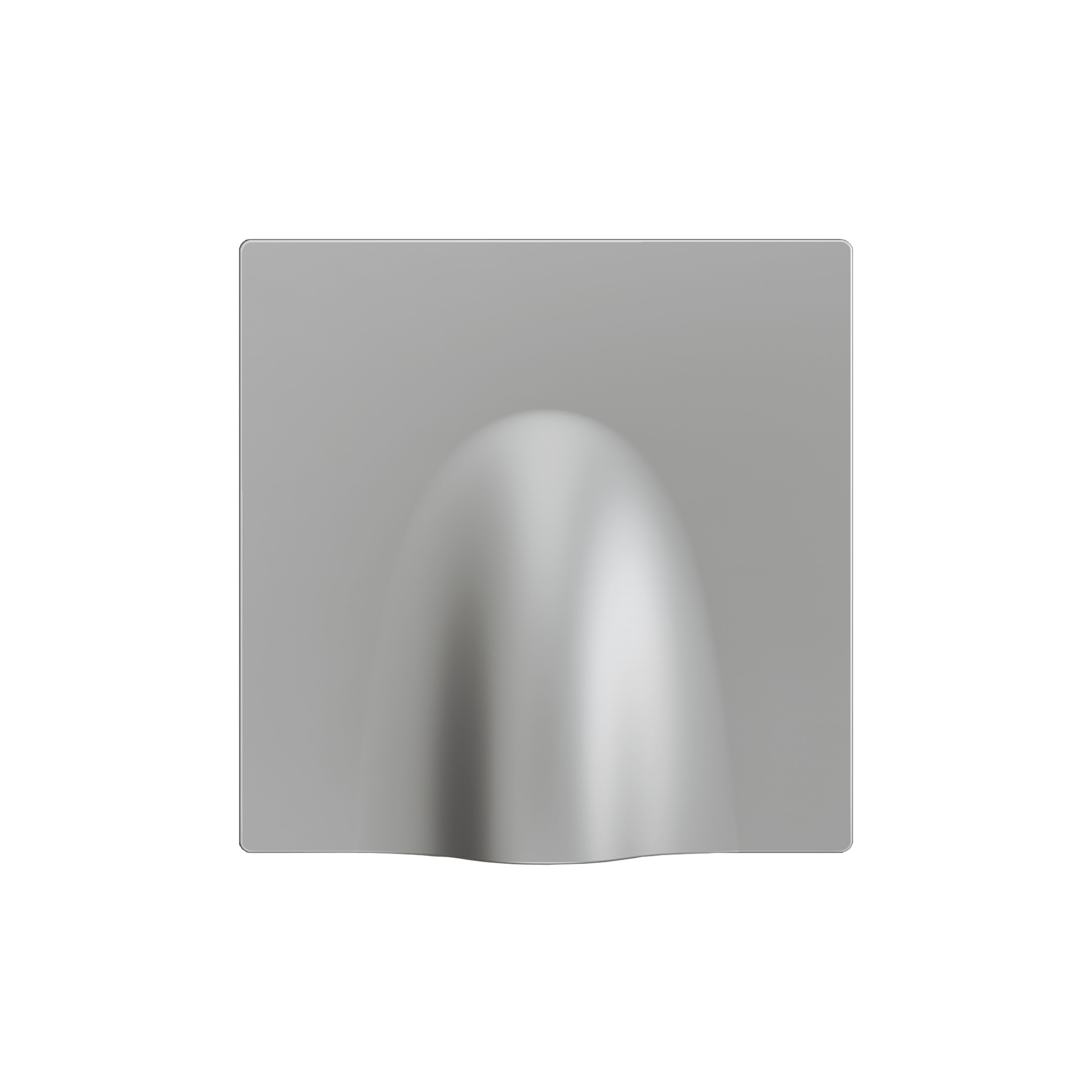 ZENNIO - ZS55. Cable outlet cover 55x55 mm - Silver