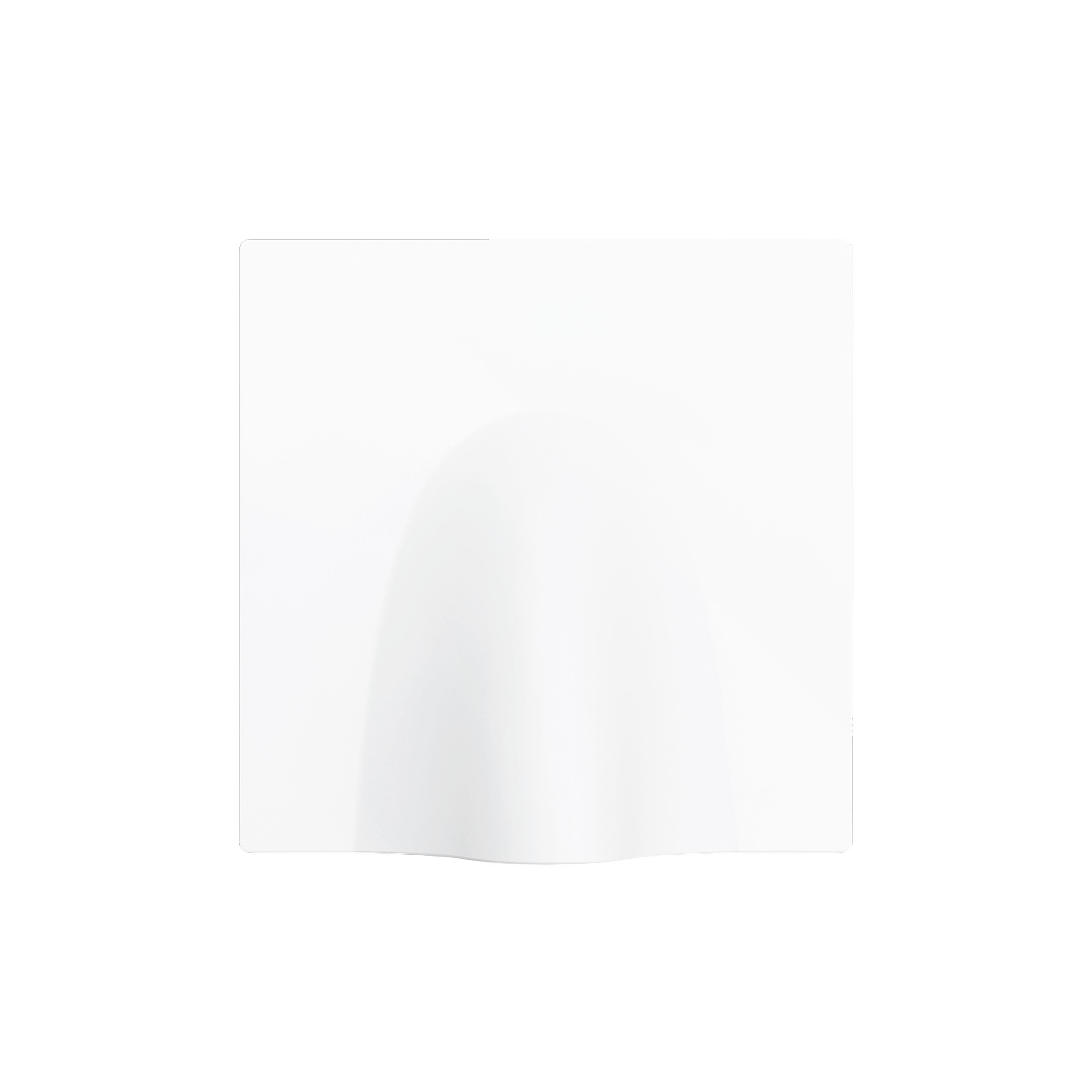 ZENNIO - ZS55. Cable outlet cover 55x55 mm - Matt white