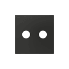 ZENNIO - ZS55. Cache pour connecteur audio RCA 55 x 55 mm - Anthracite