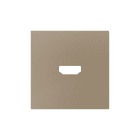 ZENNIO - ZS55. Cover for HDMI insert 55x55 mm - Champagne