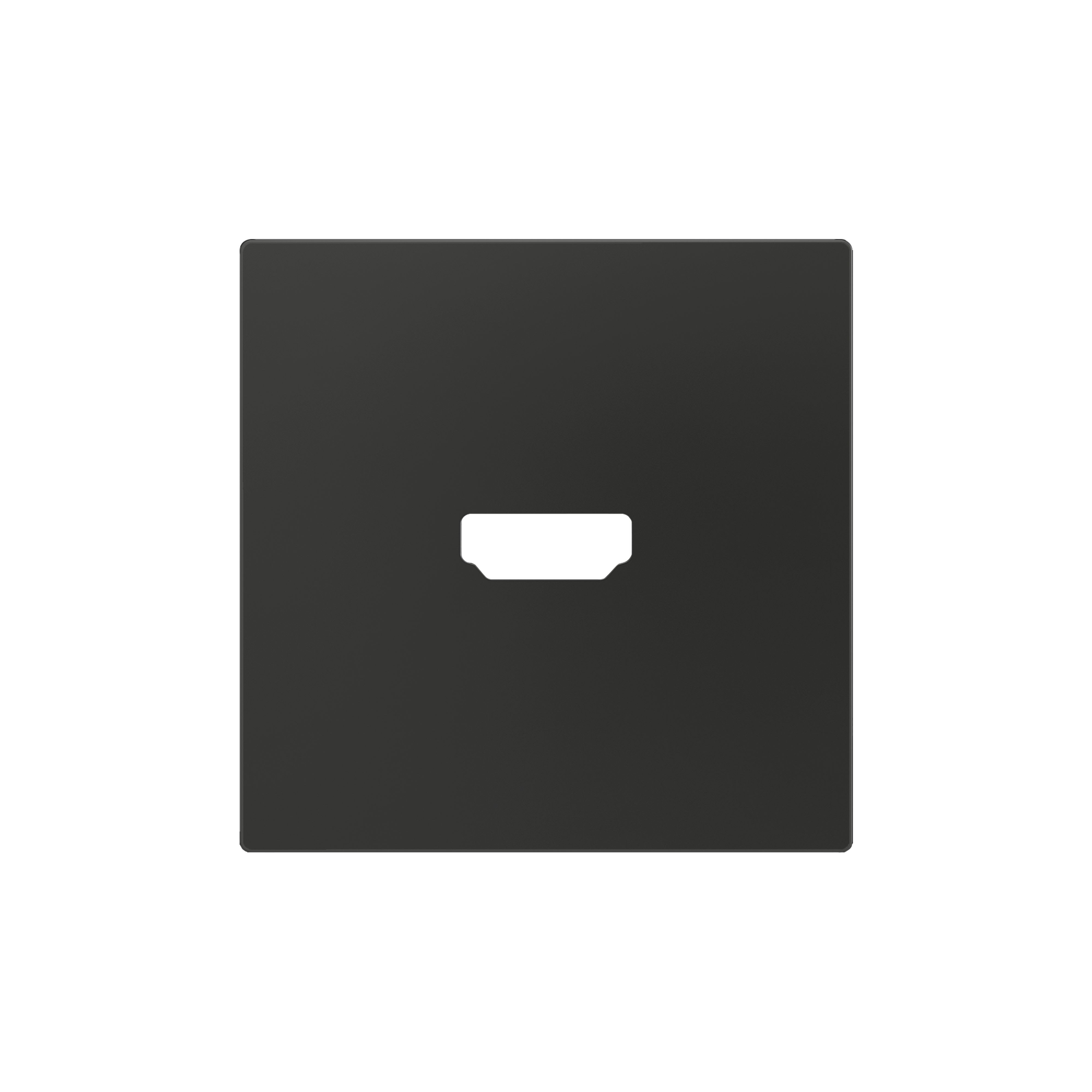 ZENNIO - ZS55. Cache pour connecteur HDMI 55 x 55 mm - Anthracite