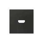 ZENNIO - ZS55. Cover for HDMI insert 55x55 mm - Anthracite