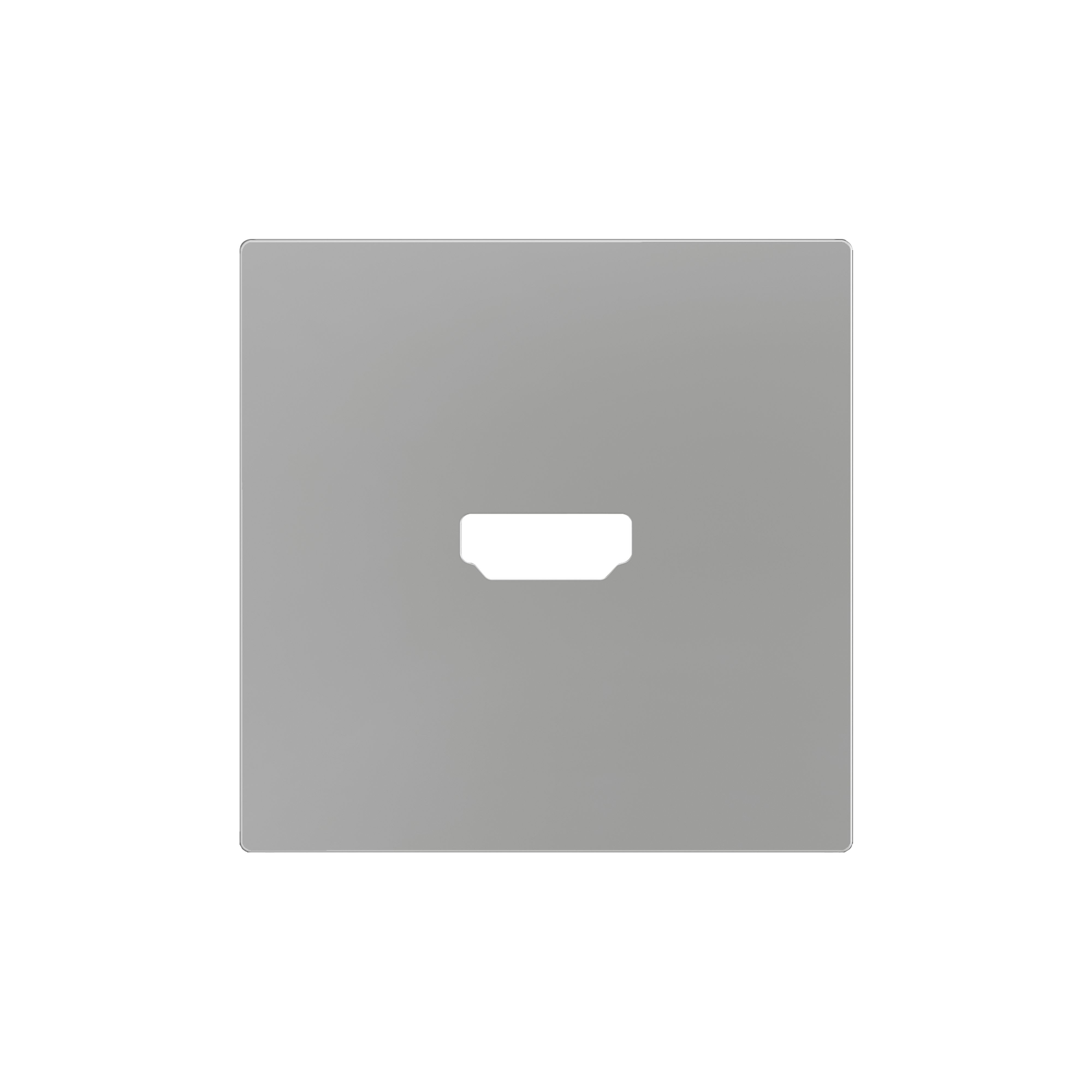 ZENNIO - ZS55. Cache pour connecteur HDMI 55 x 55 mm - Argenté