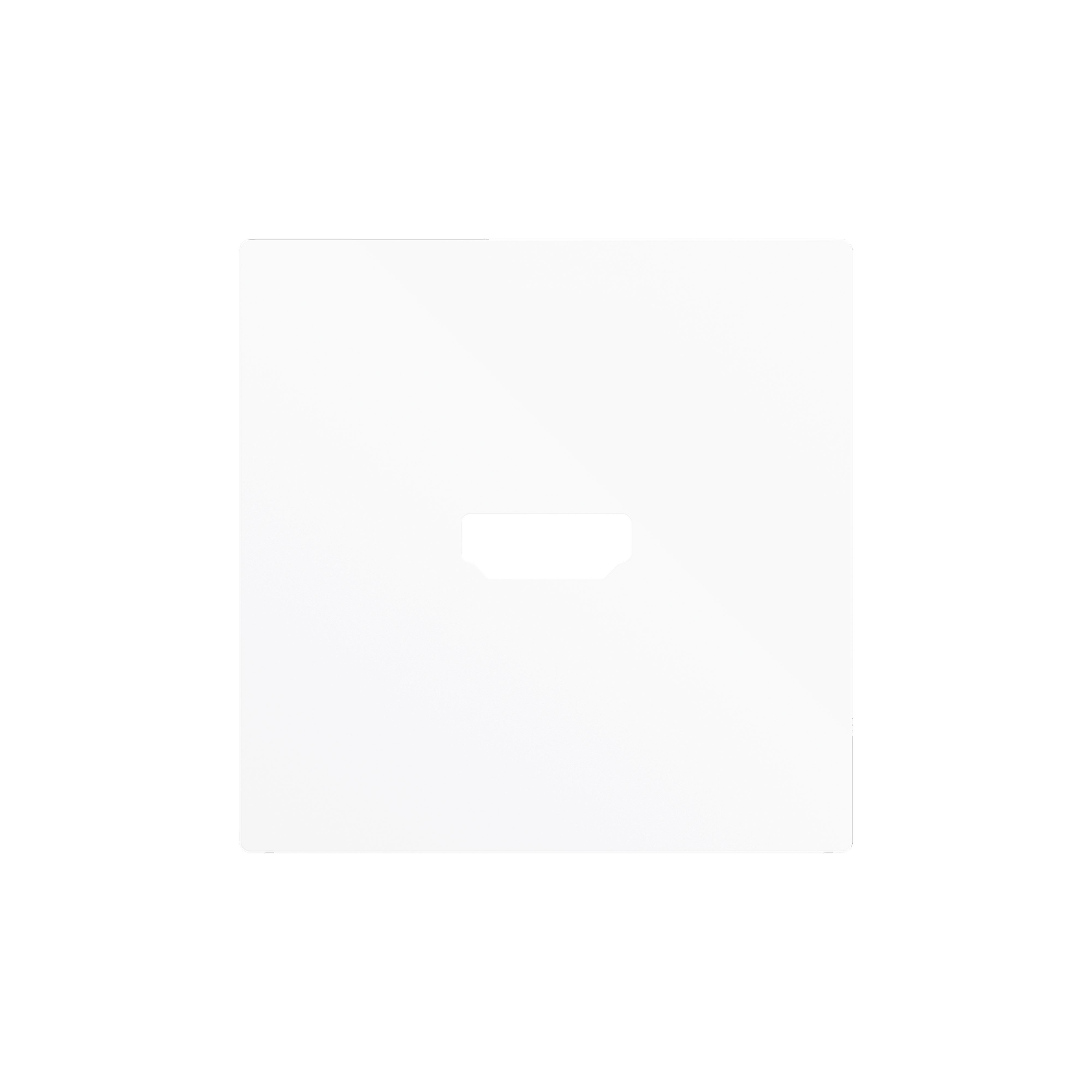 ZENNIO - ZS55. Cover for HDMI insert 55x55 mm -  Matt white