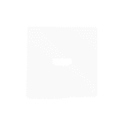 ZENNIO - ZS55. Cache pour connecteur HDMI 55 x 55 mm - Blanc mat