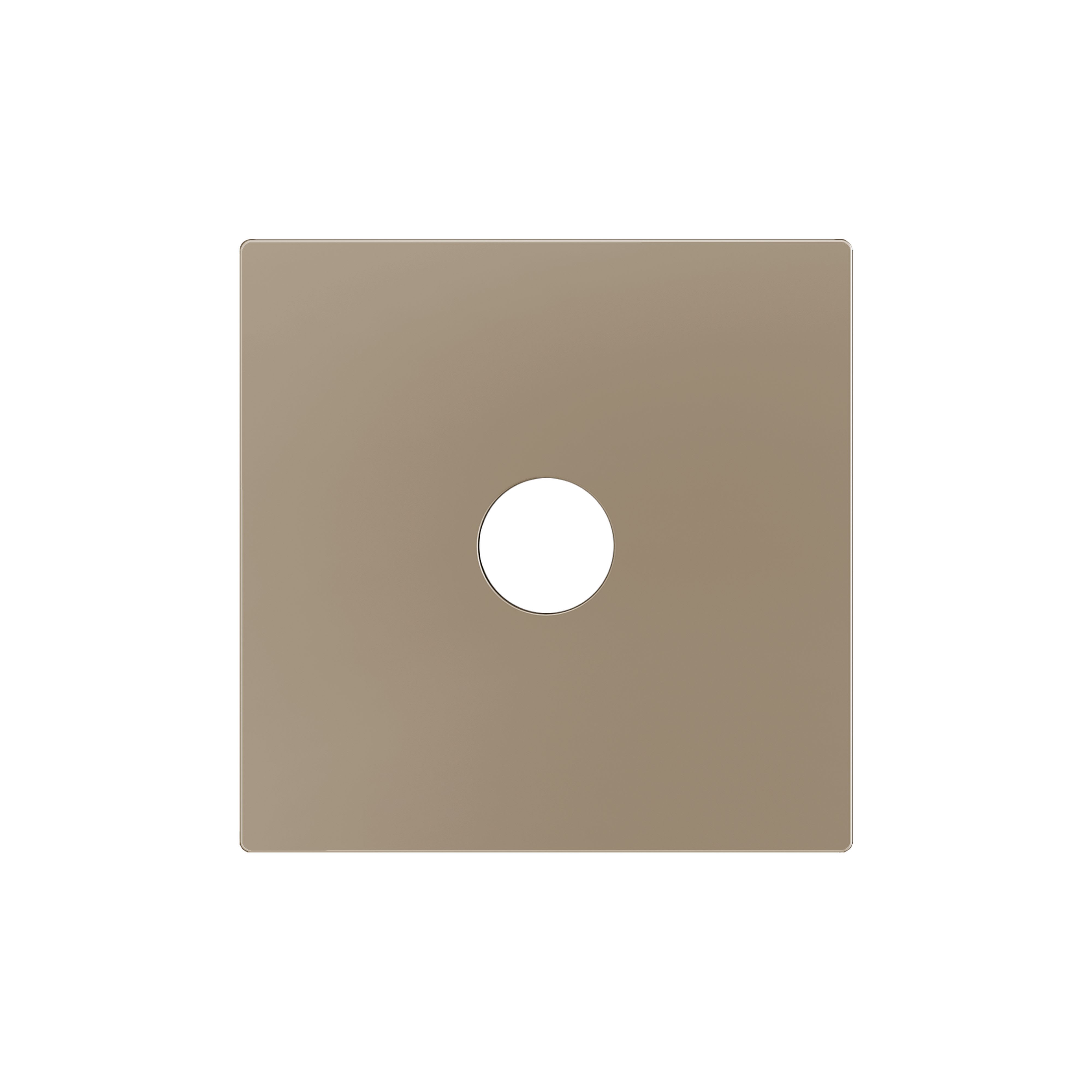 ZENNIO - ZS55. Cover for jack 3.5mm insert 55x55 mm - Champagne