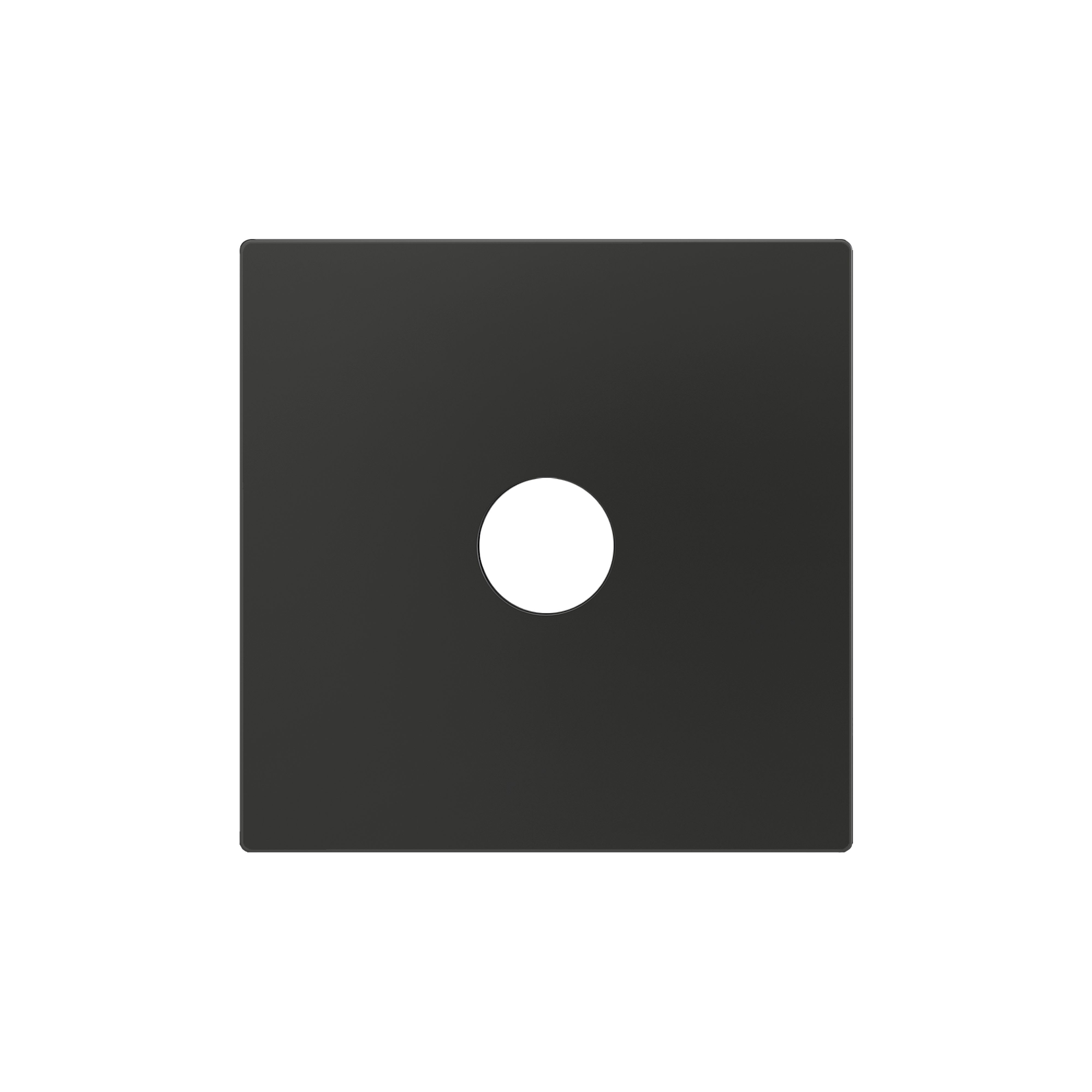 ZENNIO - ZS55. Cache pour connecteur Jack 3,5 mm 55 x 55 mm - Anthracite