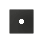 ZENNIO - ZS55. Cache pour connecteur Jack 3,5 mm 55 x 55 mm - Anthracite