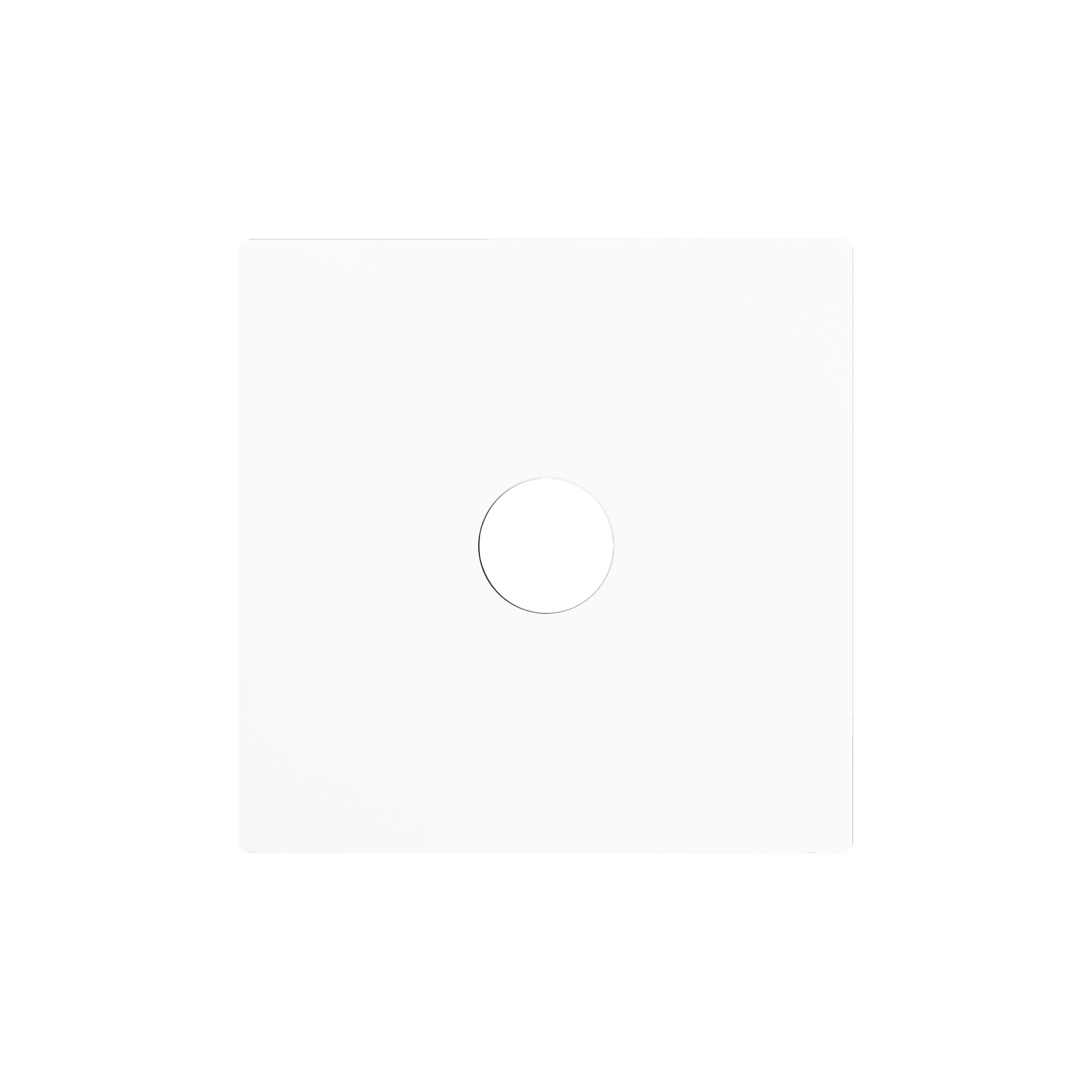 ZENNIO - ZS55. Cache pour connecteur Jack 3,5 mm 55 x 55 mm - Blanc mat