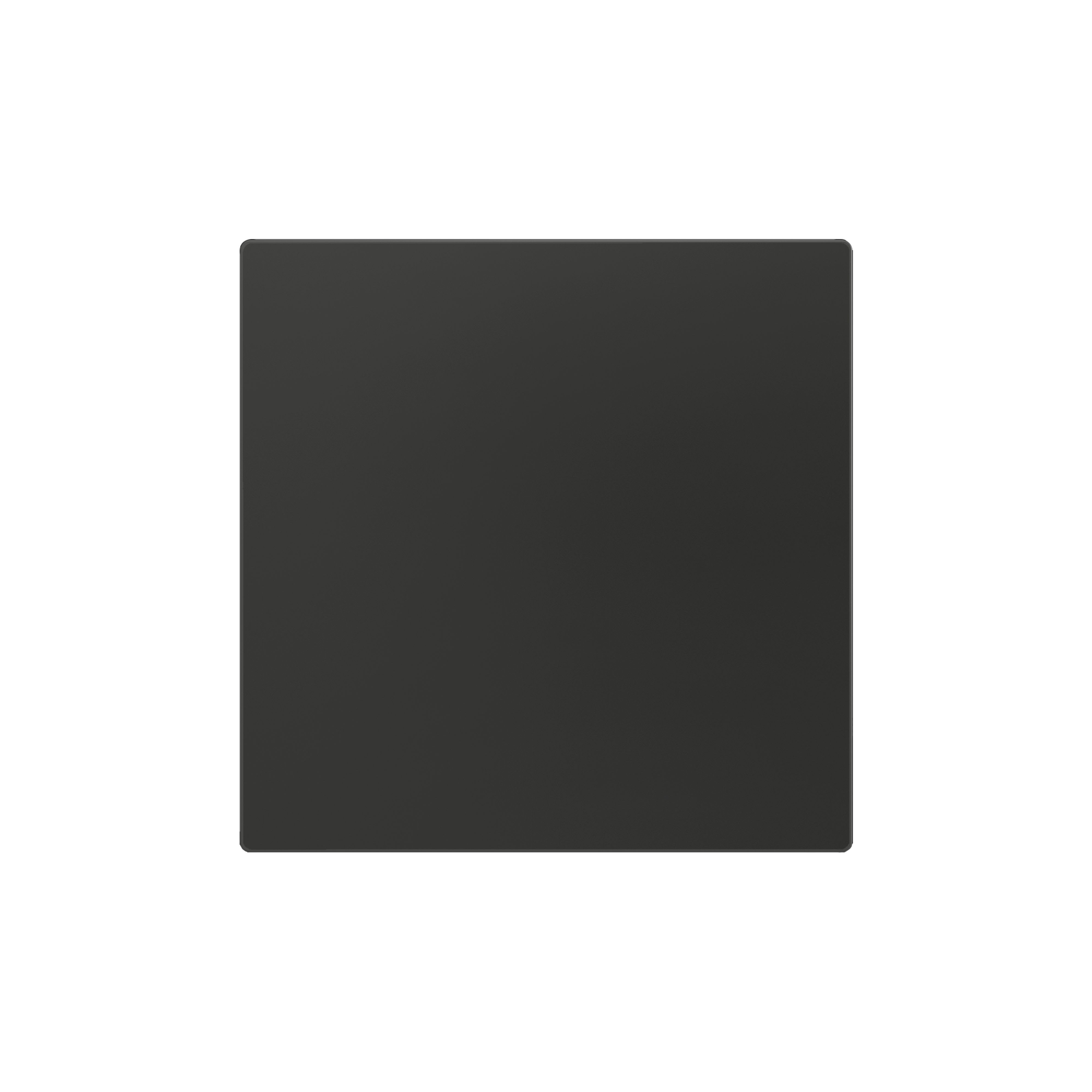 ZENNIO - ZS55. Cache 55 x 55 mm - Anthracite. Plaque métallique (8300035) requise, non...