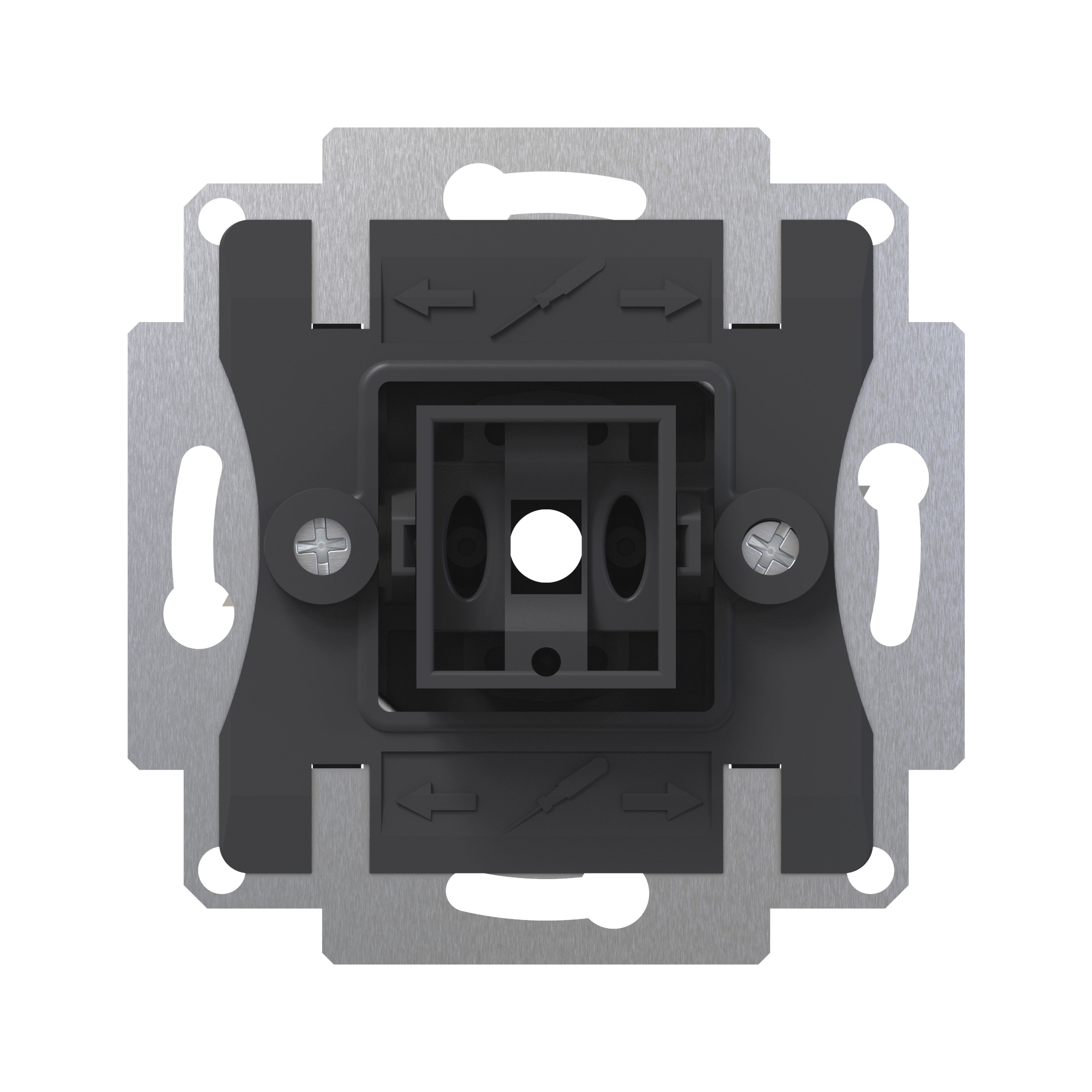 ZENNIO - ZS55. Single intermediate rocker switch insert 10 AX / 250 V ~ (without cover...