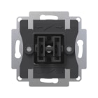ZENNIO - ZS55. Double two-way rocker switch insert 10 AX / 250 V ~ (without cover 8300...