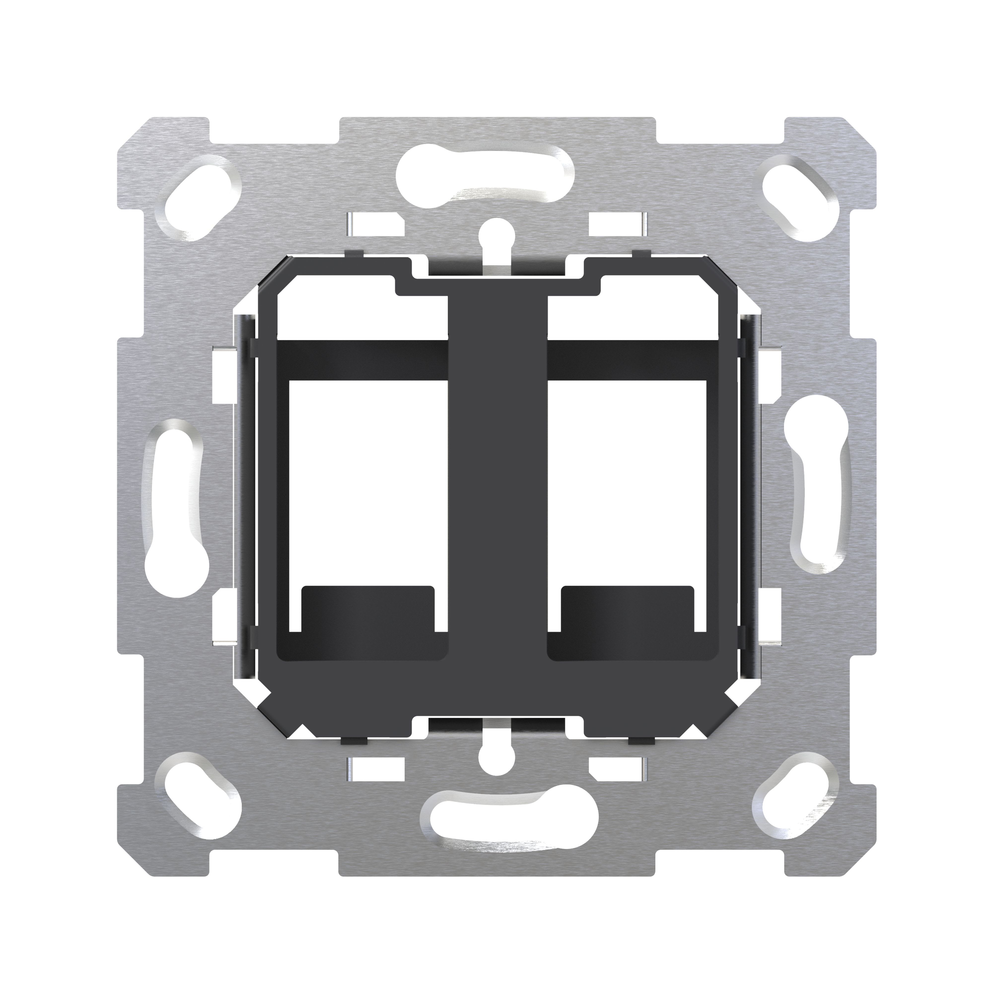 ZENNIO - ZS55/ZS70. Connecteur RJ45 - 2 connecteurs (sans keystone ni cache)