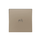 ZENNIO - ZS55. Single switch cover 55x55 mm - Champagne - Custom. Minimun 100 units pe...