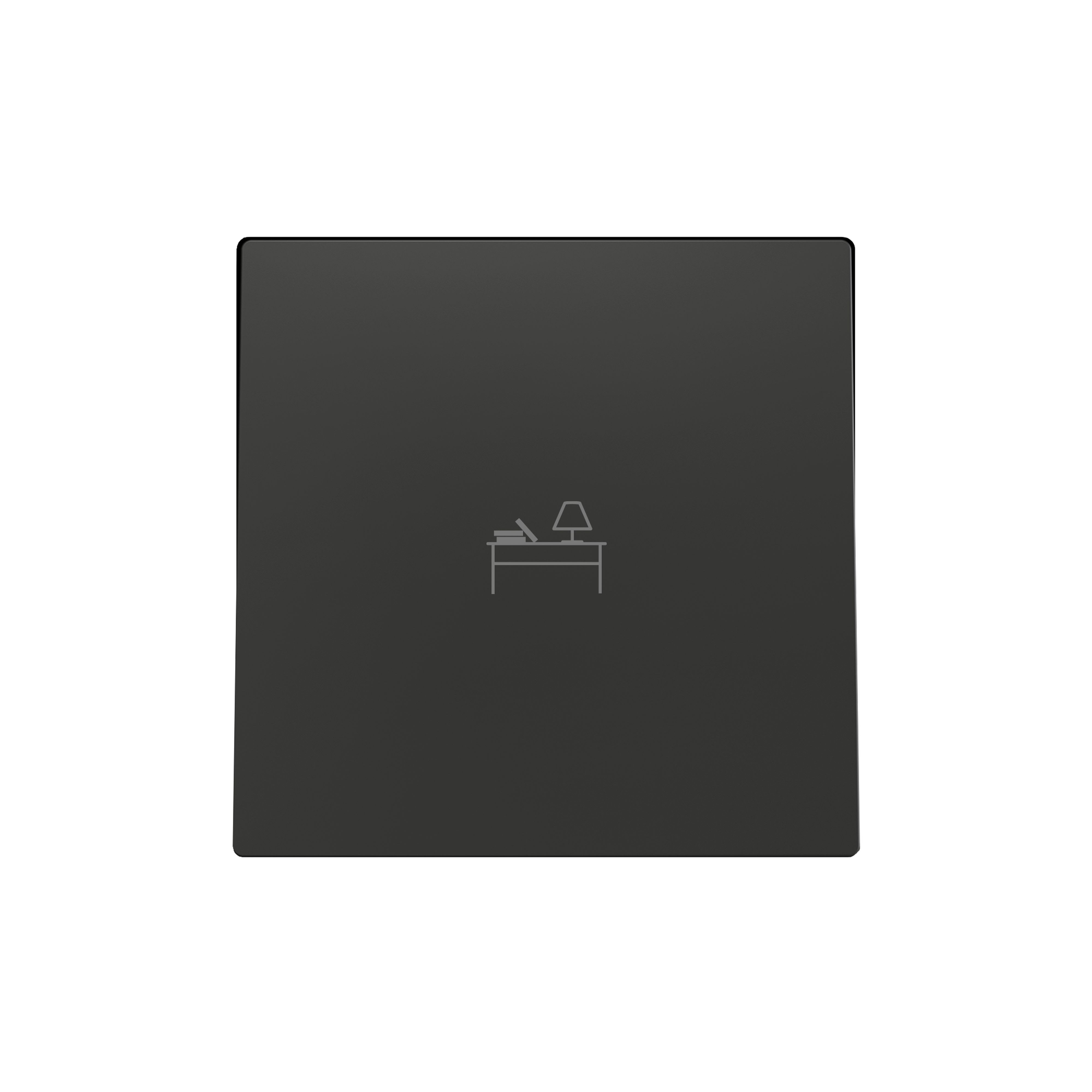 ZENNIO - ZS55. Single switch cover 55x55 mm - Anthracite - Custom. Minimun 100 units p...