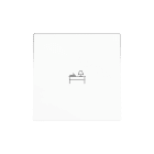ZENNIO - ZS55. Single switch cover 55x55 mm - Matt white - Custom. Minimun 100 units p...