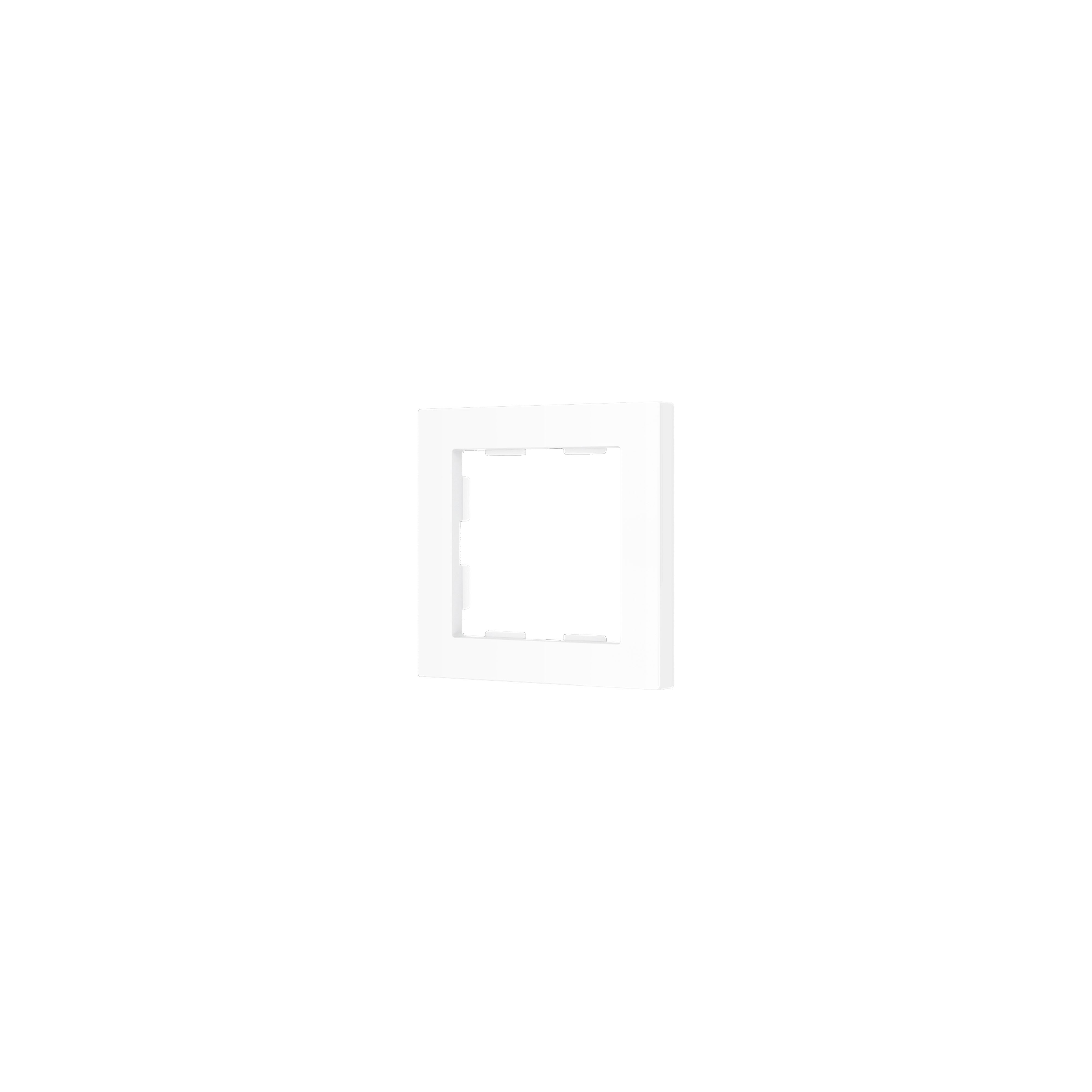 ZENNIO - ZS55. 1-gang Frame - Matt white