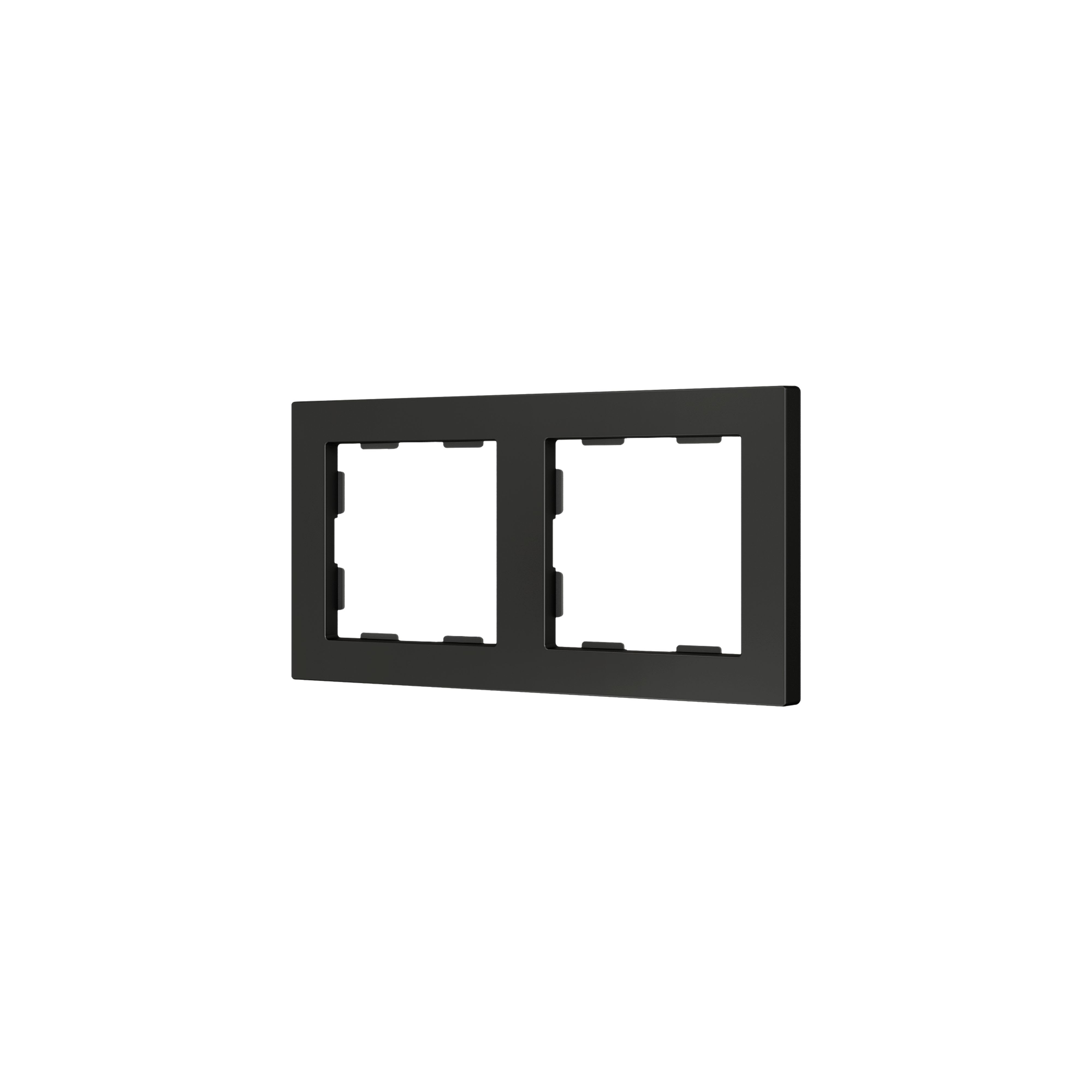 ZENNIO - ZS55. 2-gang Frame - Anthracite