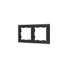 ZENNIO - ZS55. Cadre - 2 modules - Anthracite
