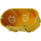 ZENNIO - Boîte de mecanisme double pour mur en plaques au plâtre pour Z70/Z100