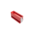 ZENNIO - 8-conductor micro connector for junction boxes. Red