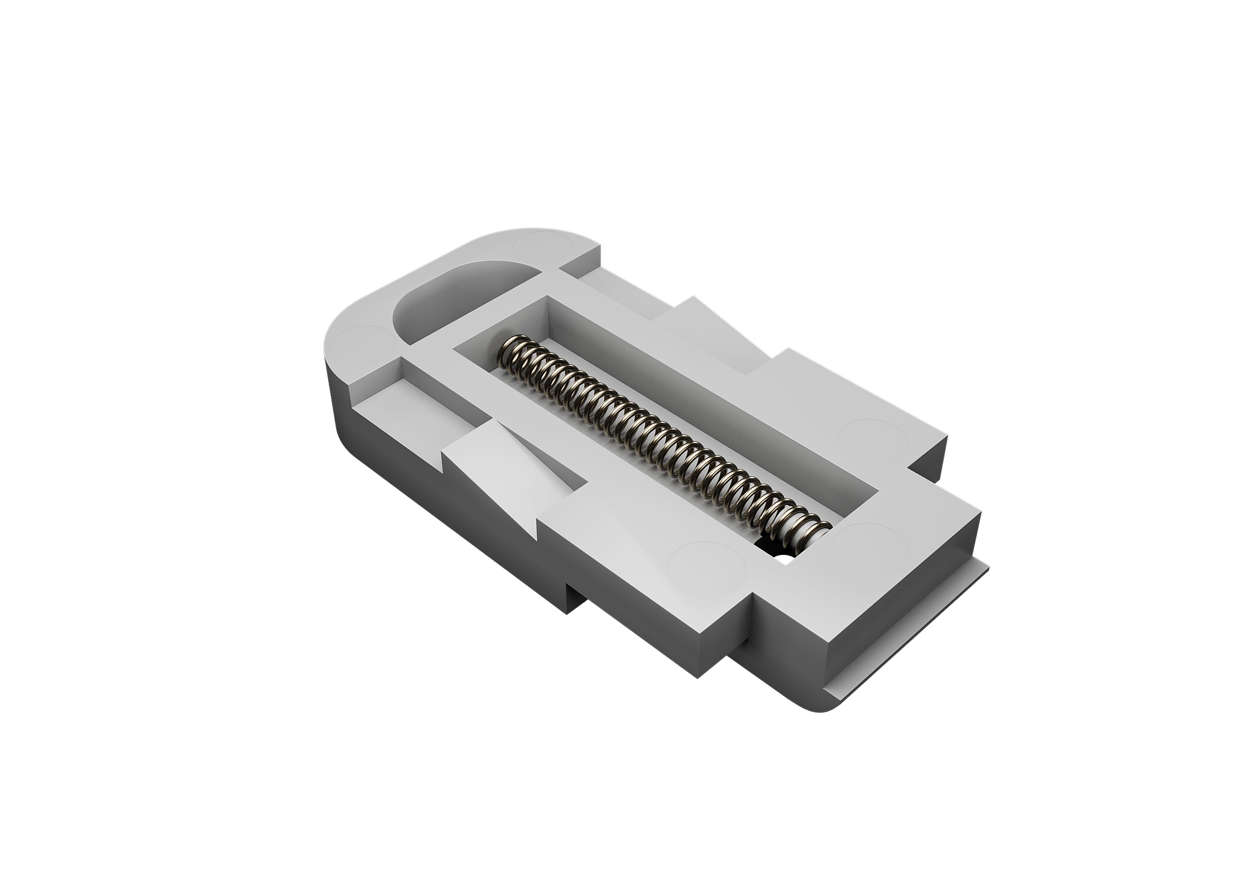 ZENNIO - Pince pour fixation sur rail DIN (pièce de rechange)