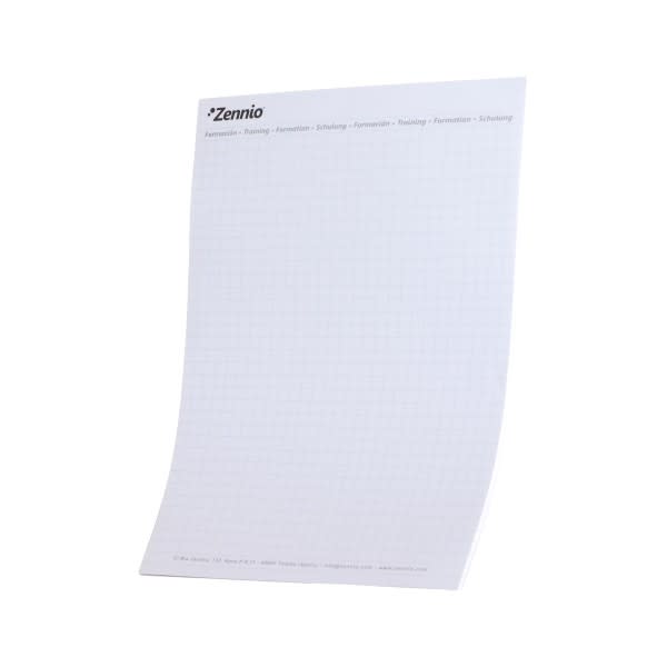 ZENNIO - Bloc-notes avec tampographie d'entreprise