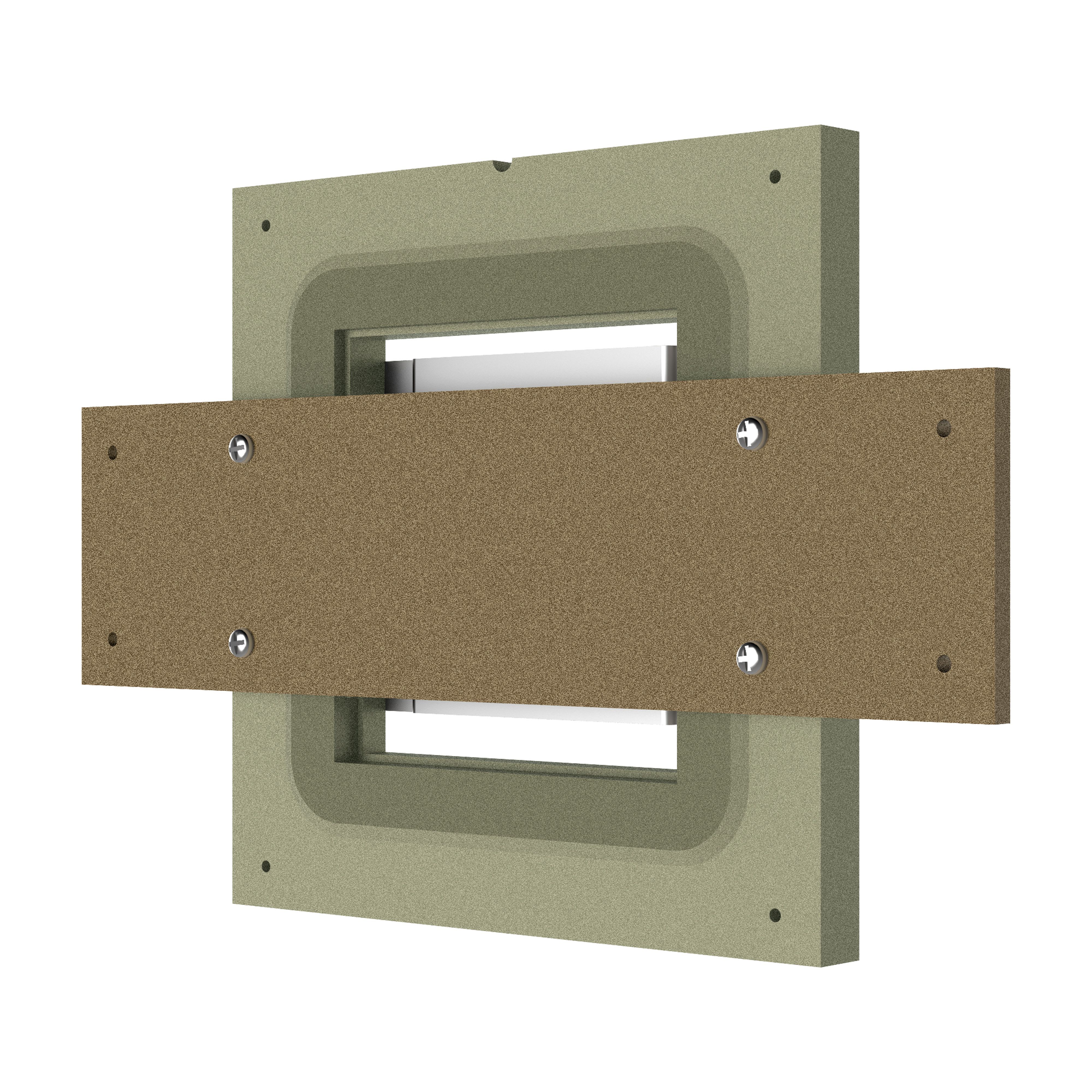 ZENNIO - Accessoire pour l'installation au ras du mur en placoplâtre pour la famille S...