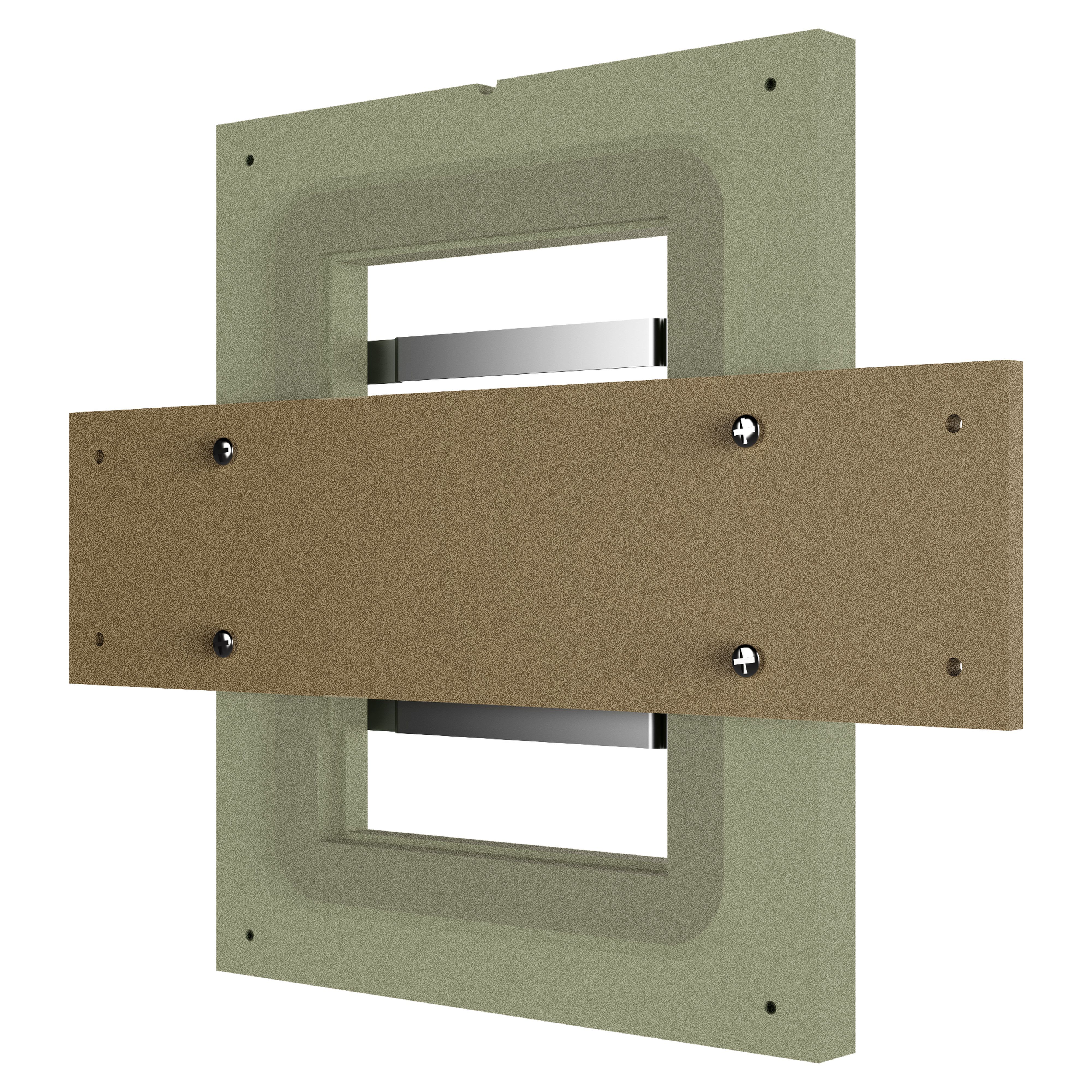 ZENNIO - Accessoire pour l'installation au ras du mur en placoplâtre pour la famille T...