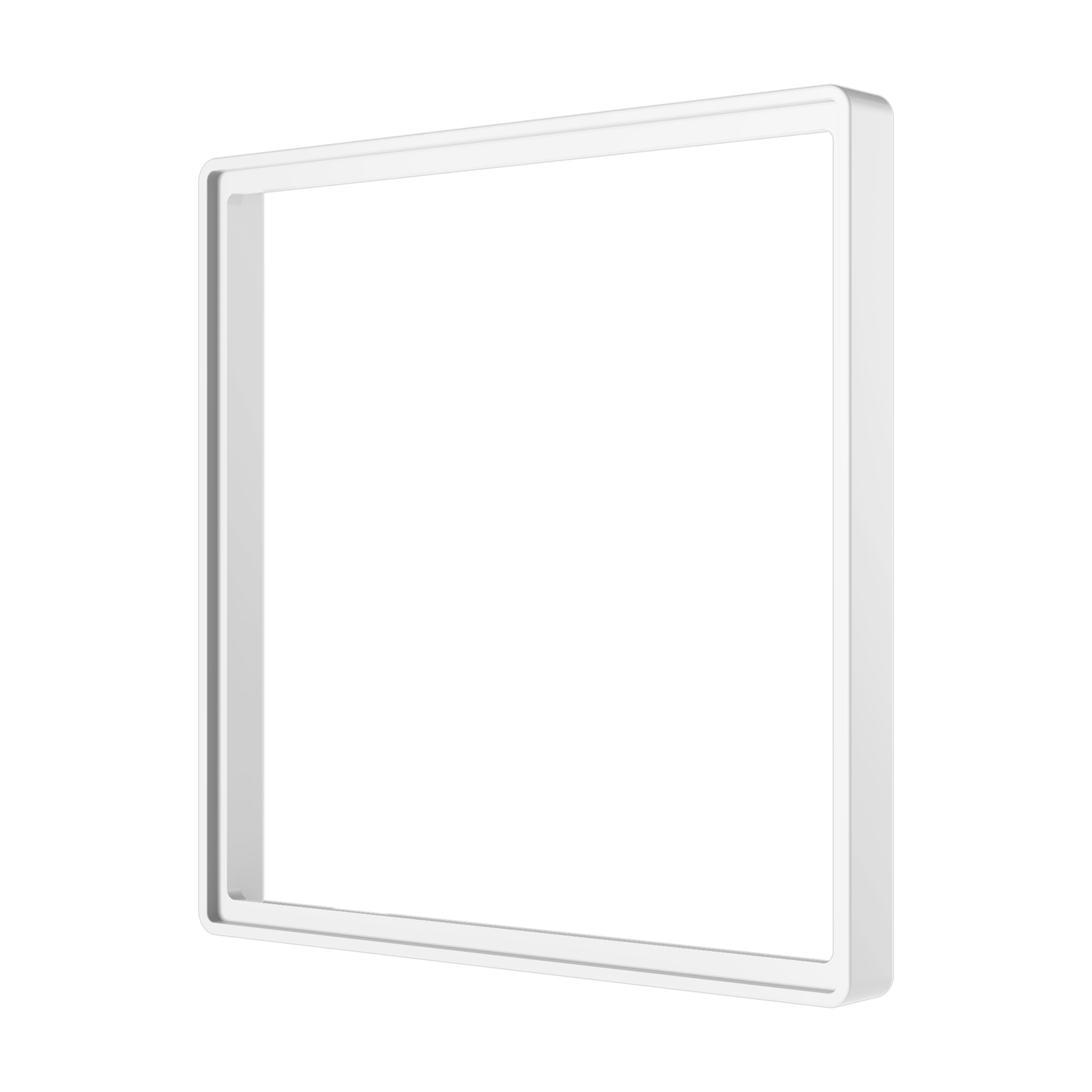 ZENNIO - Cadre polycarbonate pour famille SQTMD - Blanc (échantillon)