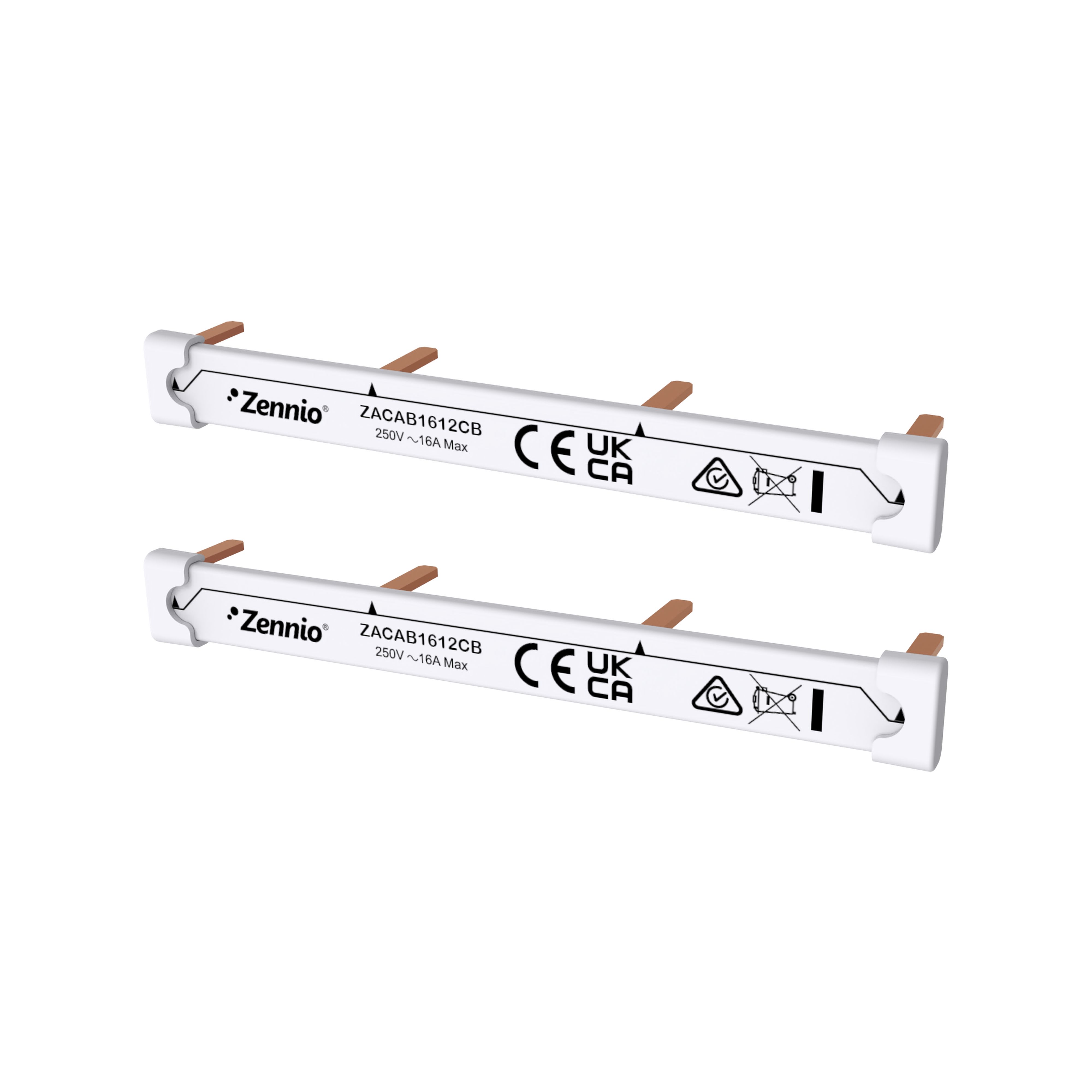 ZENNIO - Comb busbar fo ALLinBOX 1612 v2 - Upper and lower comb
