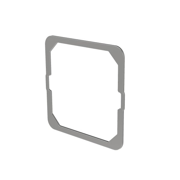 ZENNIO FRANCE - Plaque de nivellement métallique pour famille Flat 55 RGB et Tecla 55 RGB - 1 mm