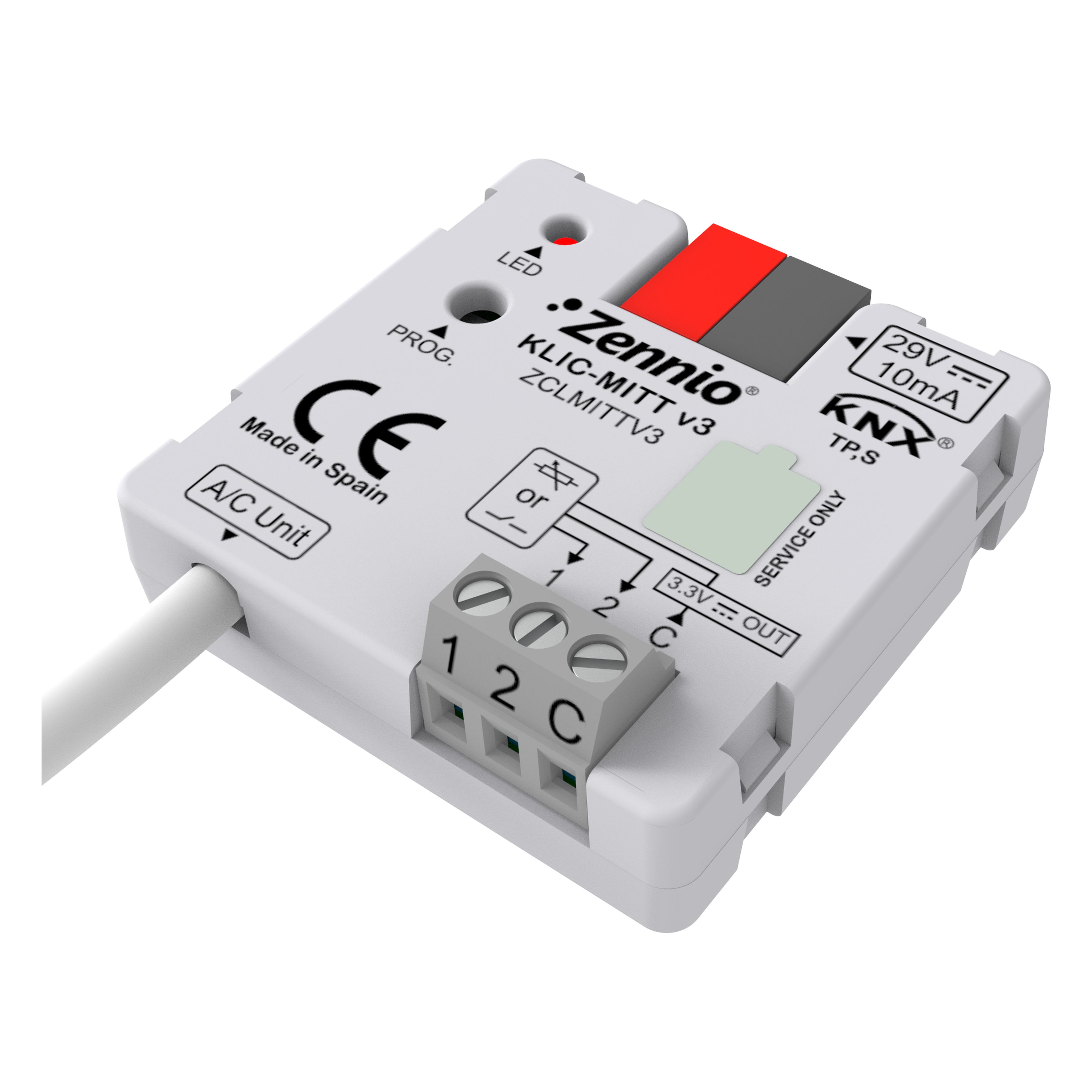 ZENNIO - KLIC-MITT v3. Passerelle Mitsubishi Electric-KNX (connecteur IT)