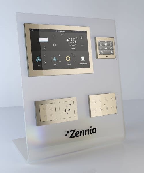 ZENNIO - Panneau de présentation (alimentation incluse) avec Z100, Z35, Flat XL, Flat ...