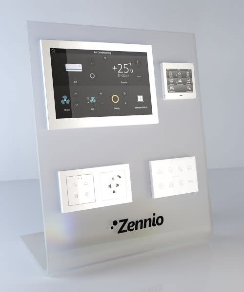 ZENNIO - Panneau de présentation (alimentation incluse) avec Z100, Z35, Flat XL, Flat ...