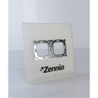 ZENNIO - Panneau de présentation pour cadre de 2 éléments - Sans source d'alimentation